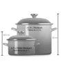 LE CREUSET Agave Petite Stockpot - Enamel on Steel, 3.7L 