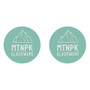 MTNPK GLASSWARE Whistler Blackcomb Wine Glass Set, 2-Piece 