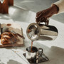 French Double Wall Coffee Press - Polished Stainless Steel, 1L