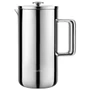 AARKE French Double Wall Coffee Press - Polished Stainless Steel, 1L 