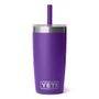 YETI Rambler Jr. 295 ml Tumbler - Silicone Straw Lid, Pace Purple 