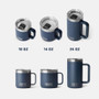 YETI Rambler 710 ML Mug - Durasip Ceramic Lining, Black 