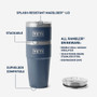 Rambler 591 ML Stackable Cup - Magslider Lid, Black