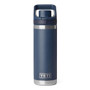 YETI Rambler 532 ML Water Bottle - Flip Chug Cap, Navy 