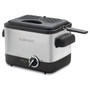 Compact Deep Fryer 1000 Watts - Brushed Stainless, 1.1L