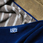 TYPICAL Khaki, Navy, Gray - Two Tone with B-Side Bath Towel, 30 x 60-in 