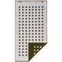 TYPICAL Moss Green, Ceramic Clay - Stretch Polka Dot Bath Towel, 30 x 60-in 