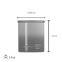 White Storage Canister - Stoneware, 1.1L