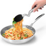 DREAMFARM Clongs Black - Click-lock Sit Up Tongs, 9-in 