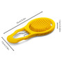 DREAMFARM Eggler - Egg Cracker + Peeler & Slicer, Yellow 