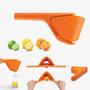 DREAMFARM Fluicer Orange - Fold Flat Easy Juicer, 11-in 