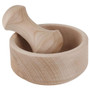 REDECKER Mortar with pestle - Beechwood, 10cm 