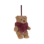 JELLYCAT Bartholomew Bear Winter Warmer Decoration 