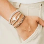K'LANI Glimmer - Medium Size Hair Tie Bracelets, Set of 5 