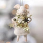 INDABA Felt Mouse Holiday Ornament - Starbright Stella 