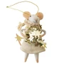 INDABA Felt Mouse Holiday Ornament - Starbright Stella 