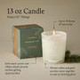 THYMES Frasier Fir - Tidings Poured Candle, 13oz 