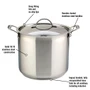 Confederation Stockpot - Stainless Steel, 14L