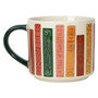NOW DESIGNS Book Club Mug with Lid - Bone China, 14oz 
