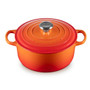LE CREUSET Flame Round Dutch Oven, 4.2L 