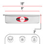 FAT DADDIO'S Square Cake Pan - Pro Series, 9 x 9 x 2-in
