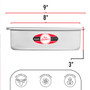 FAT DADDIO'S Square Cake Pan - Pro Series, 8 x 8 x 3-in 