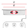 FAT DADDIO'S Sheet Cake Pan - Pro Series, 8 x 12 x 2-in