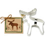 ANN CLARK Moose Cookie Cutter - Traditional, 6.3-in 
