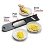 MICROPLANE Ginger Tool Black - 3-in-1 