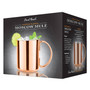 FINAL TOUCH Moscow Mule Mug - Copper Plated, 17oz 