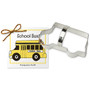 ANN CLARK School Bus Cookie Cutter - Traditional, 5.5-in 