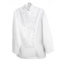  Chef Coat with Knot Buttons - White, XSmall 