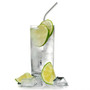 ONYX Stainless Steel Straws with Brush, Set of 4