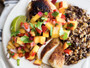 RECIPE Glazed Chicken Breasts with Peach Salsa 