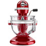 KITCHENAID Stand Mixer 6Qt Pro 6500 with Glass Bowl - Candy Apple Red 