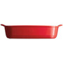 EMILE HENRY Ultime Rect Baking Dish - Burgundy, 29 x 19cm 