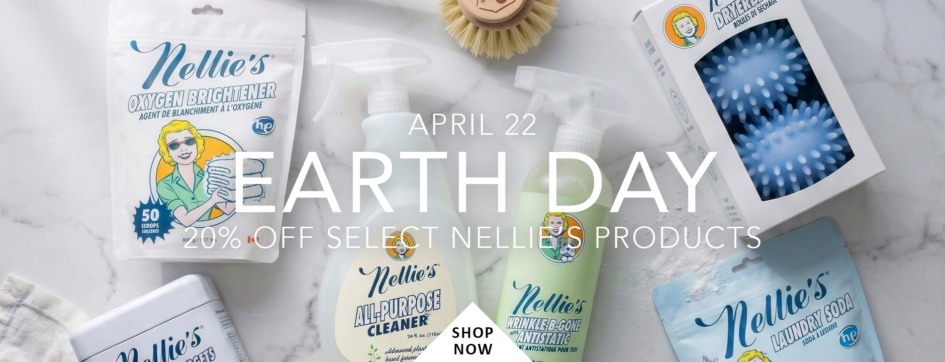 Earth Day - Nellie's 20% Off Select Products