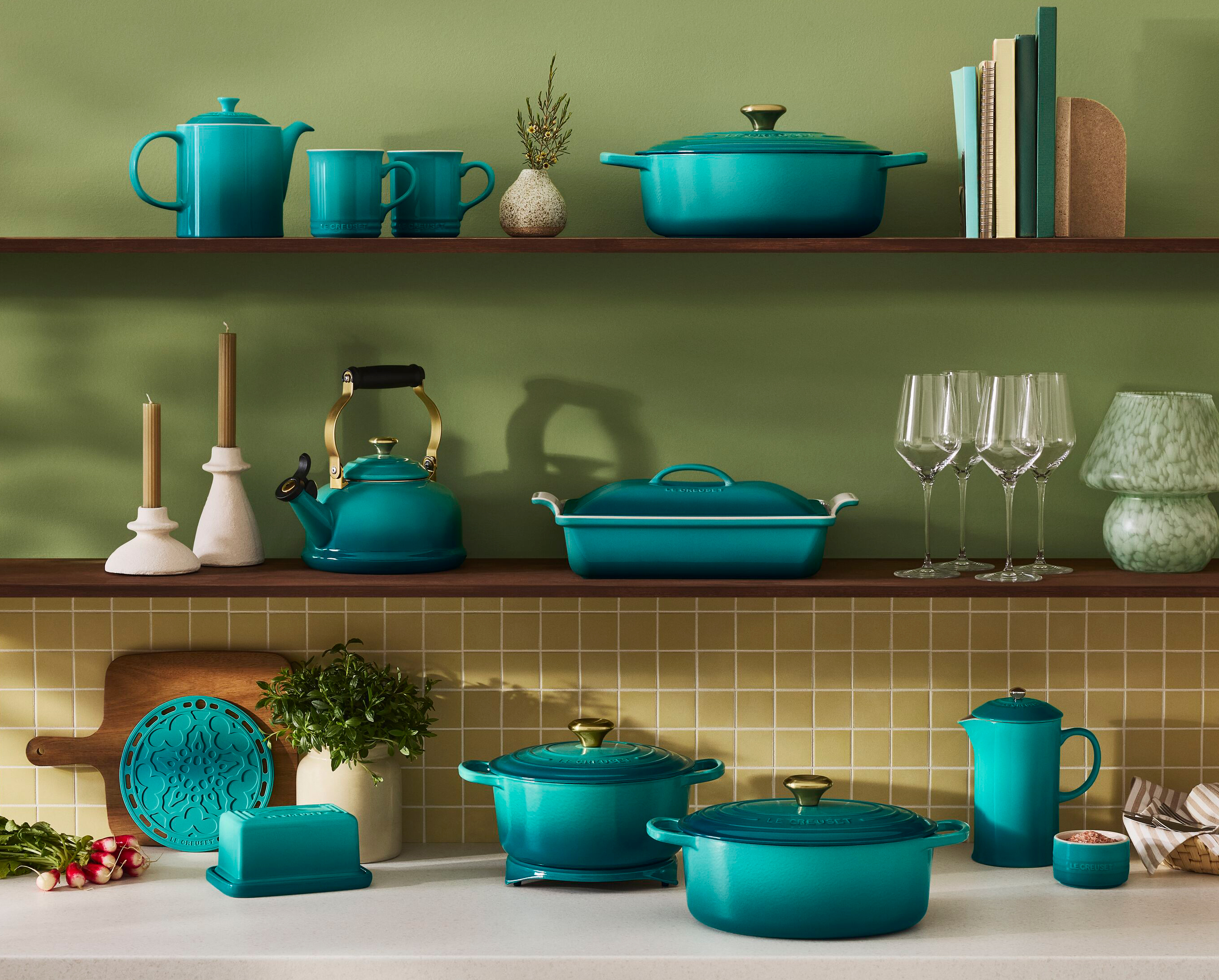 Promotions LE CREUSET - LE CREUSET BLEU RIVIERA - The Gourmet