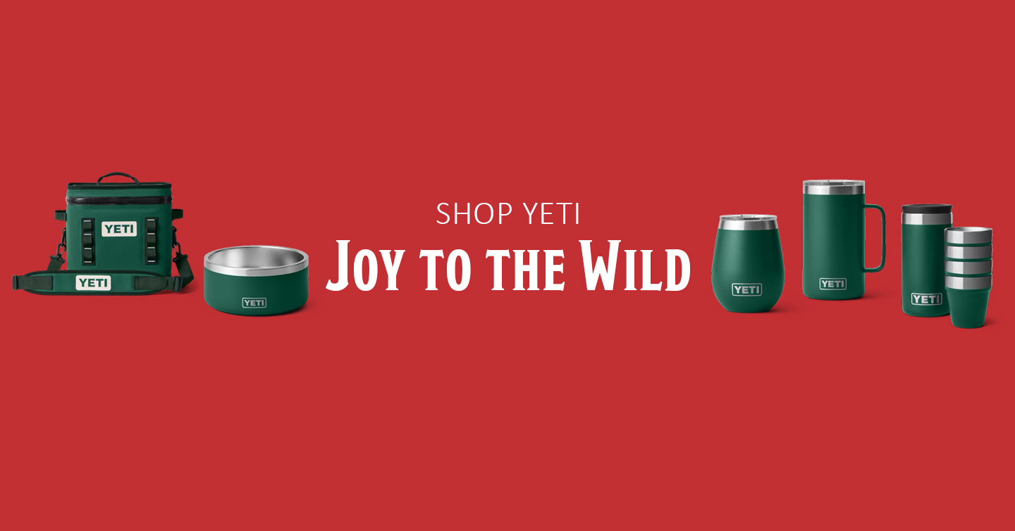 Holiday Yeti Drinkware and Coolers