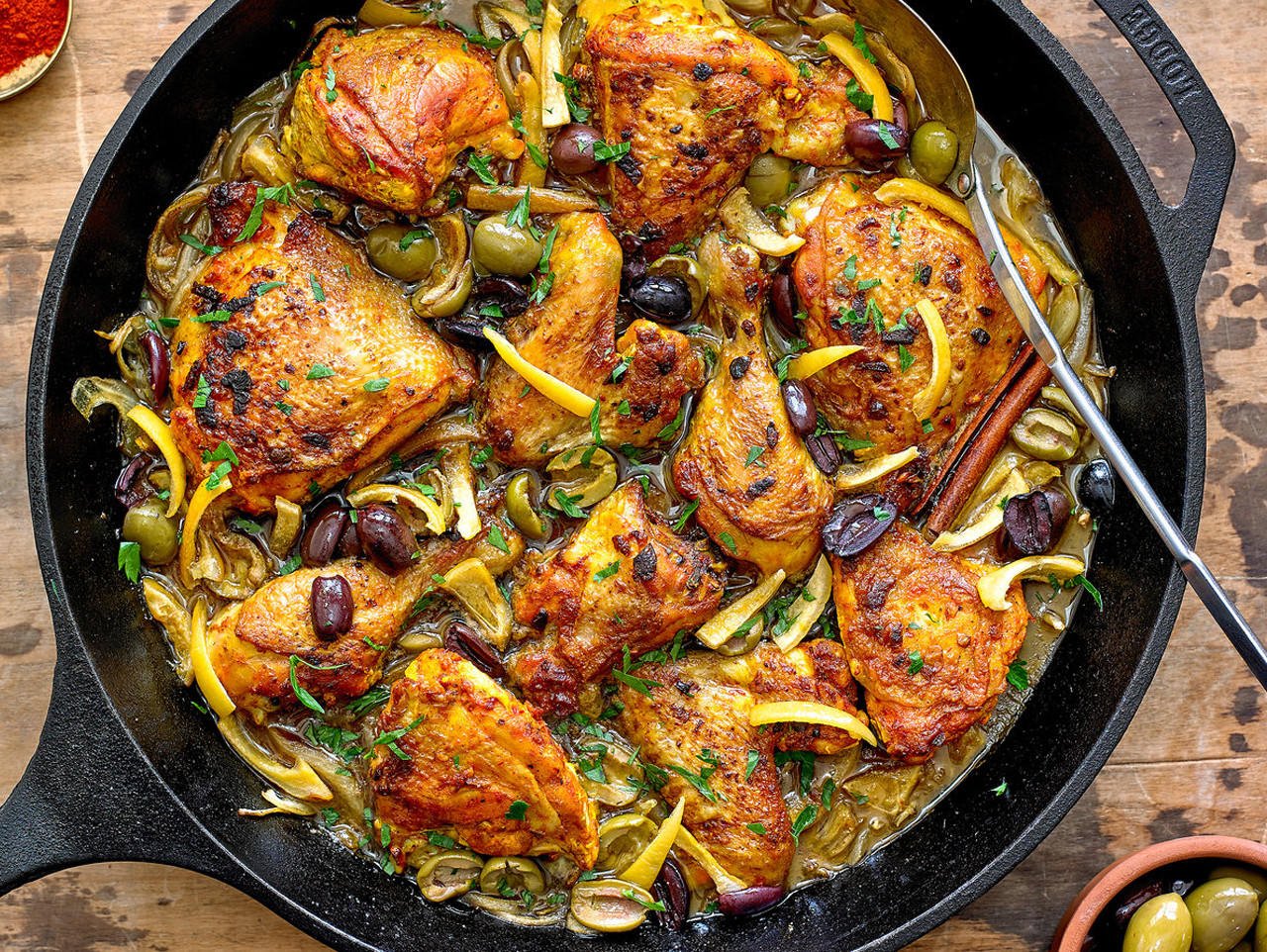 RECIPE Chicken with Citrus and Olives 