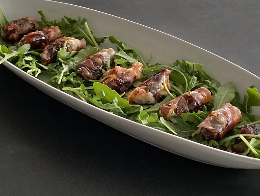 RECIPE Pancetta Wrapped Dates RECIPE Pancetta Wrapped Dates