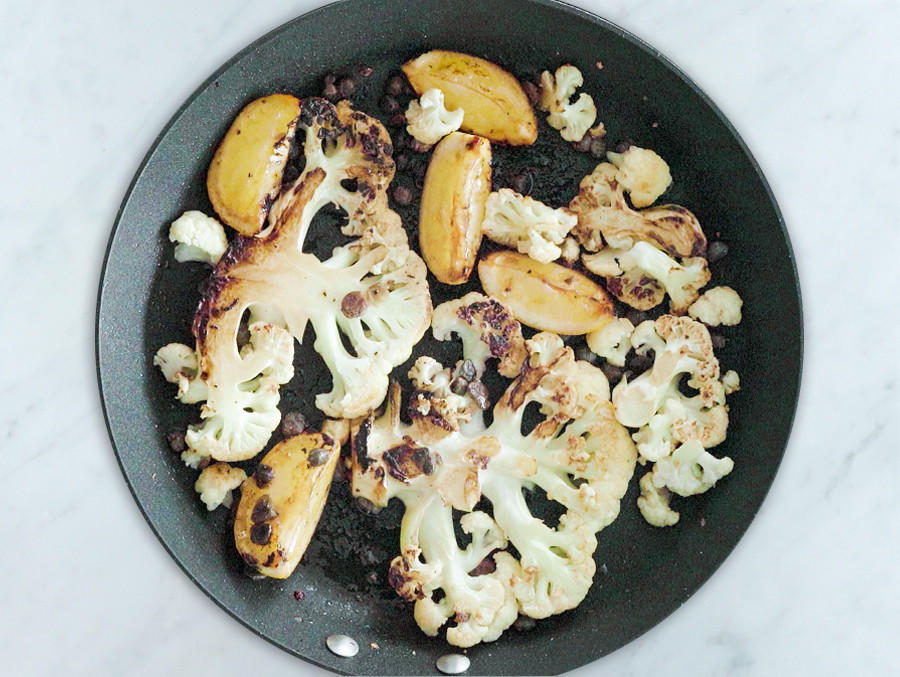 Cauliflower Steaks with Capers & Caramelized Lemon The Gourmet Warehouse