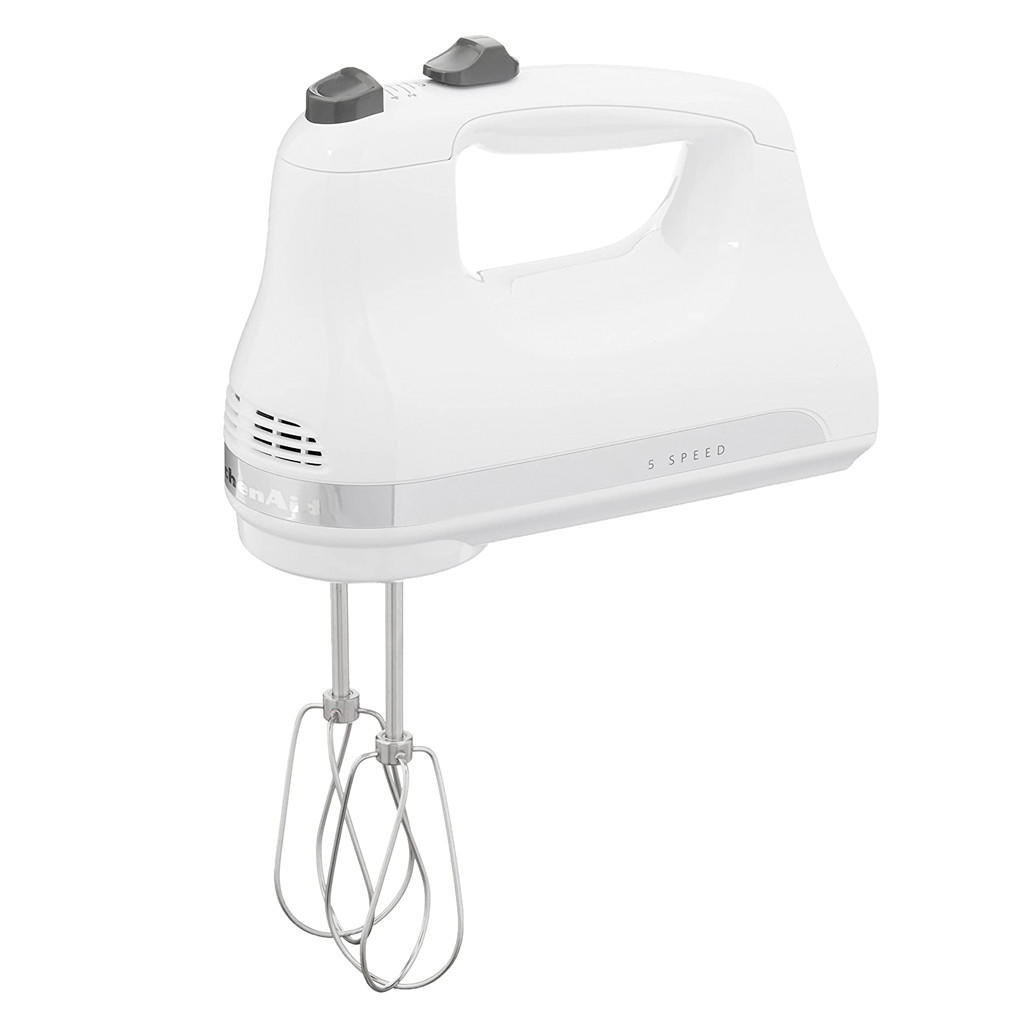 Hand Mixer Ultra Power - White, 5-Speed - The Gourmet Warehouse