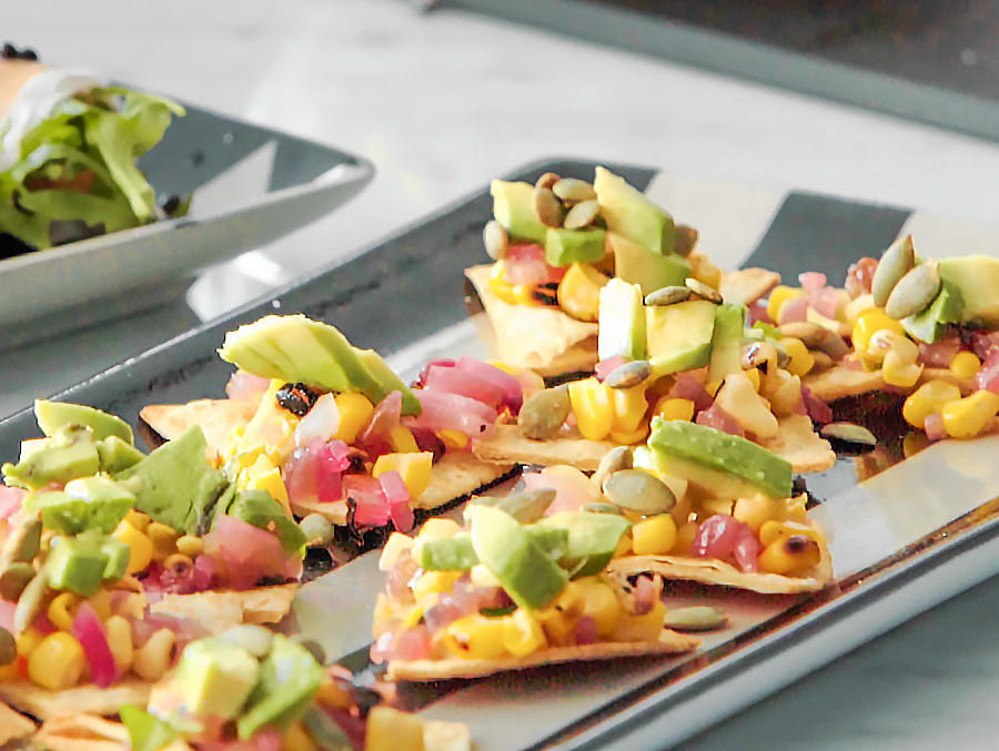 RECIPE  Toasted Corn Tostadas 