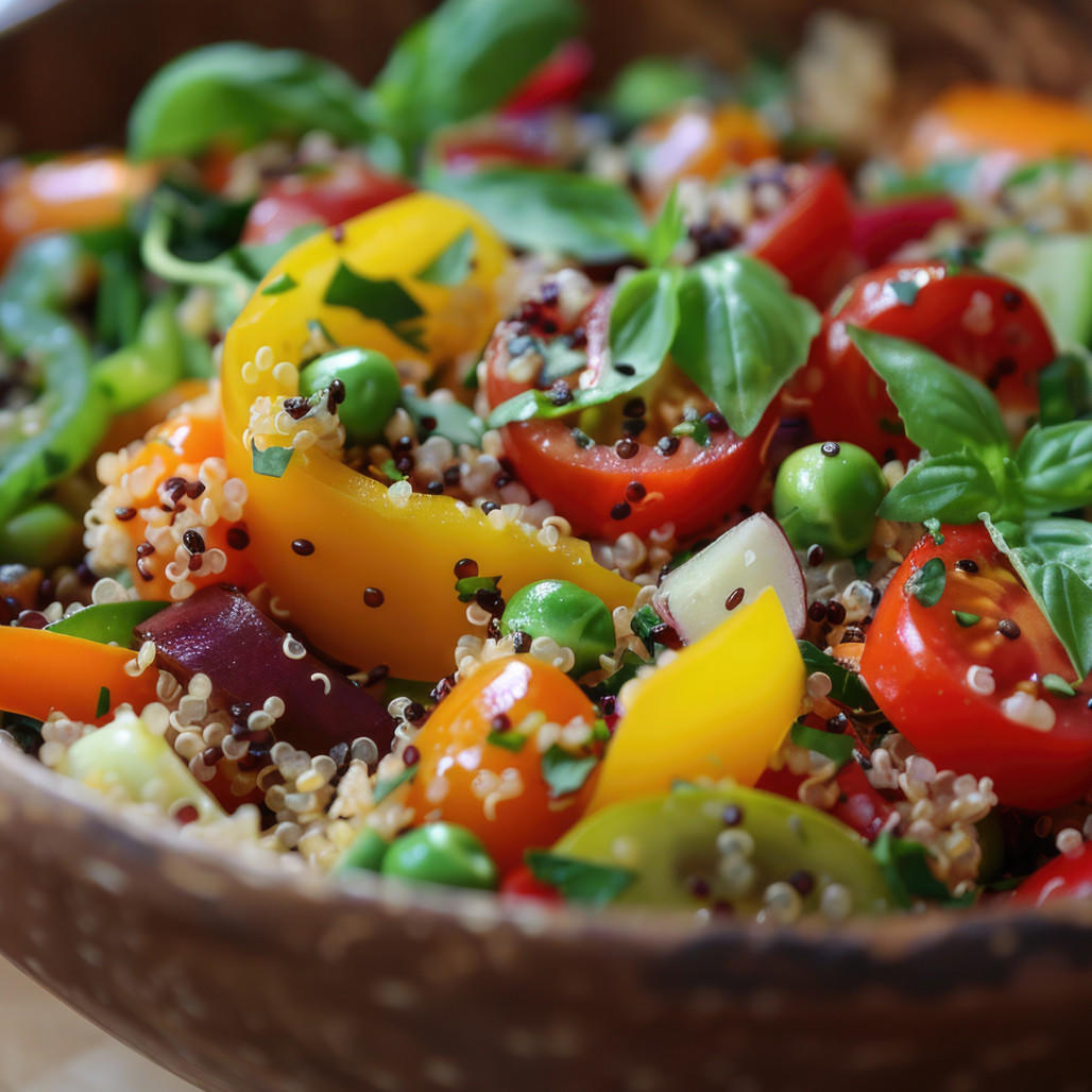 RECIPE Quinoa Salad with Charred Broccoli & Carrots