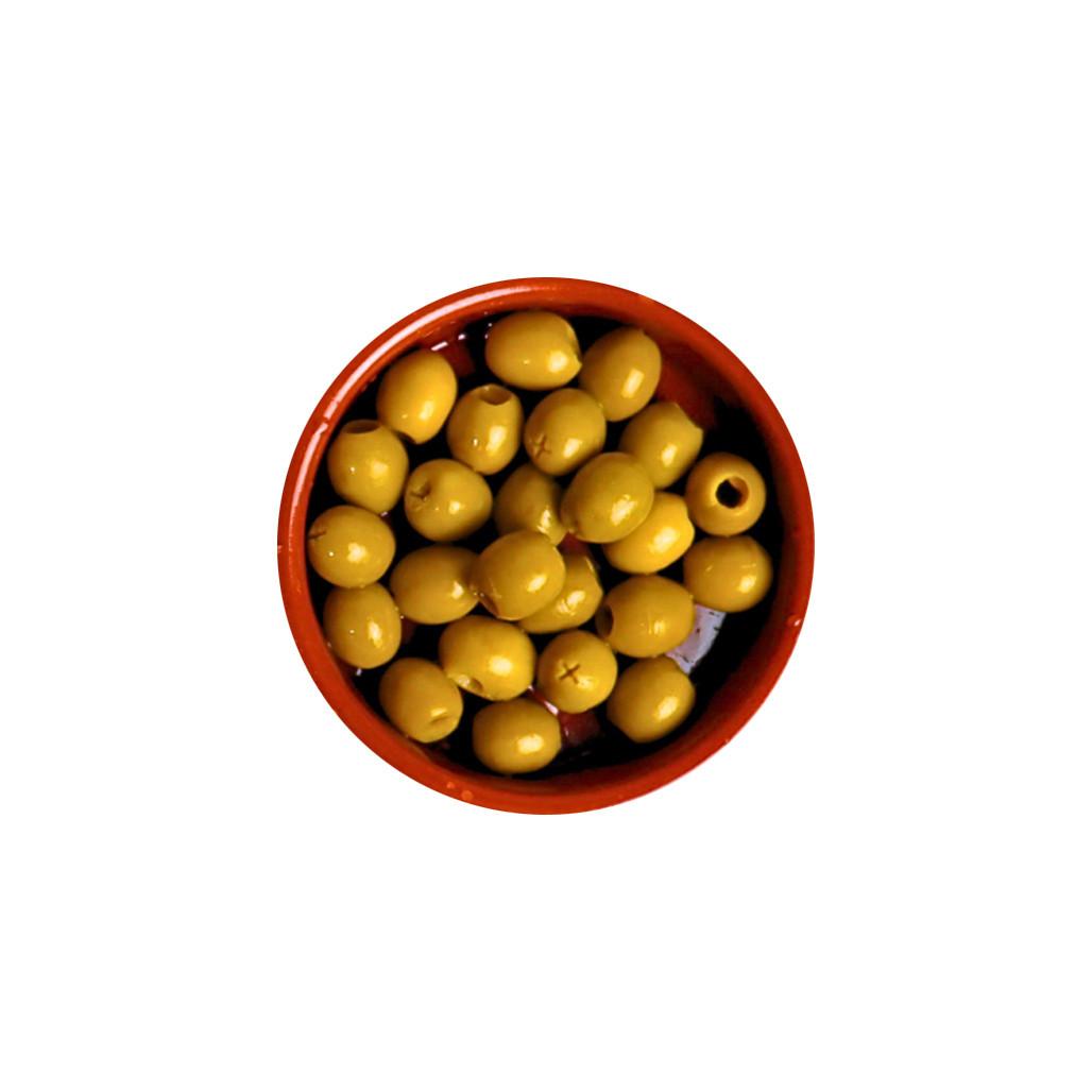 Manzanilla Olives Anchovy Flavour, 170g - The Gourmet Warehouse
