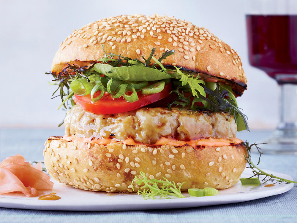 RECIPE Tuna Burgers with Sesame Aioli 