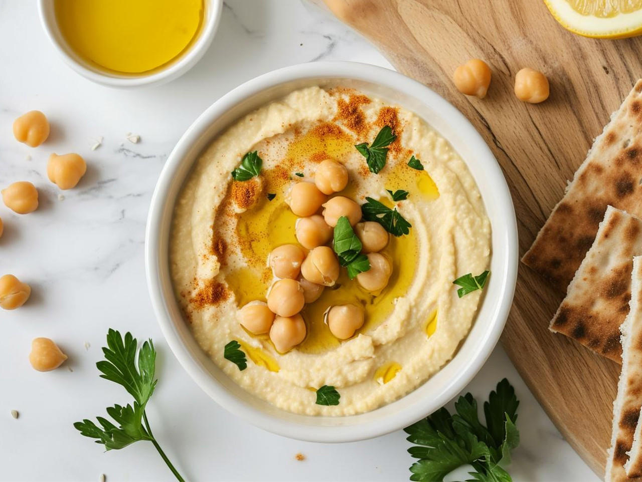 RECIPE Spicy Hummus with Crispy Chickpeas