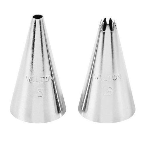 Round and Star Tip Set 5 + 18 The Gourmet Warehouse