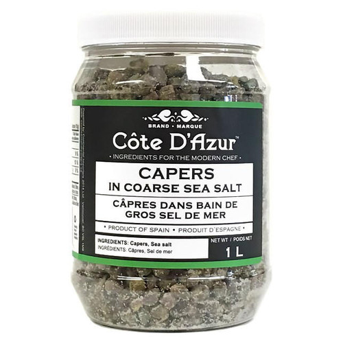 Dry Capers in Sea Salt, 1L The Gourmet Warehouse
